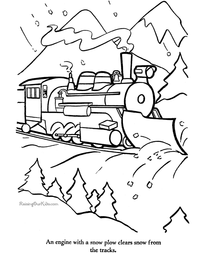 Train Printable Coloring Pages Coloring Home