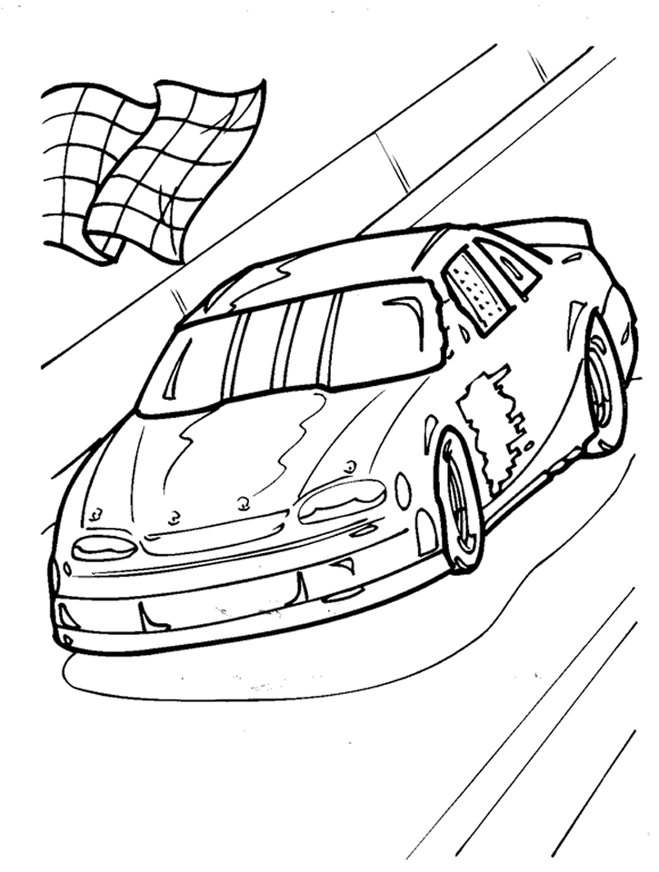 Image 24 NASCAR Coloring Pages