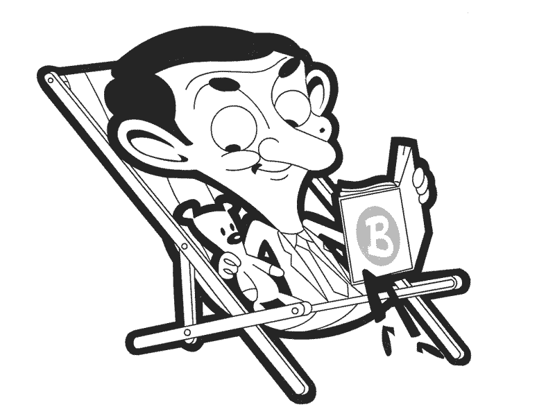 mario vs. mr bean Colouring Pages