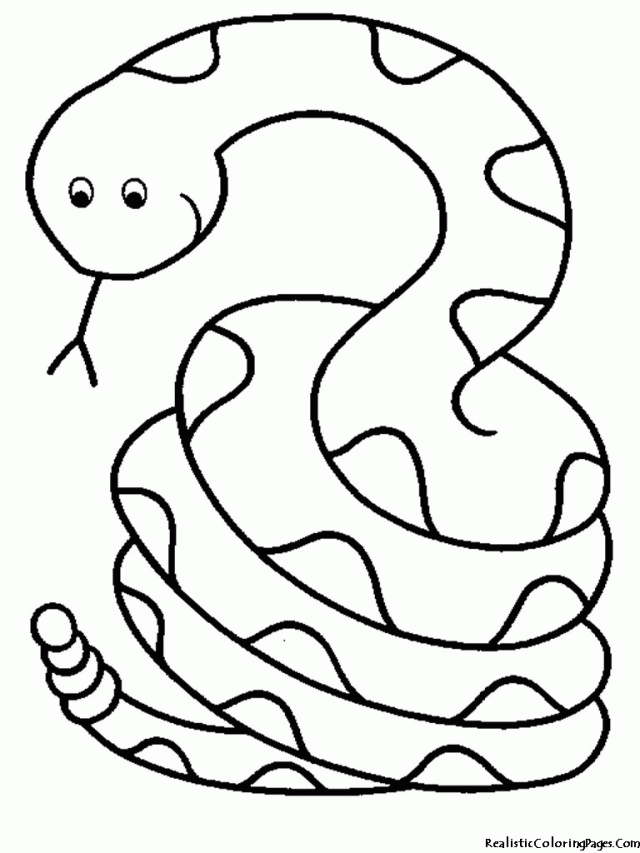 big snake coloring pages for kids | Great Coloring Pages