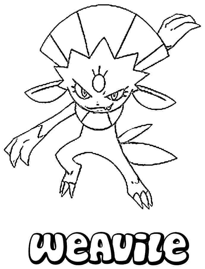 Cartoon Pokemon Colouring Pages Free For Kids 23860#