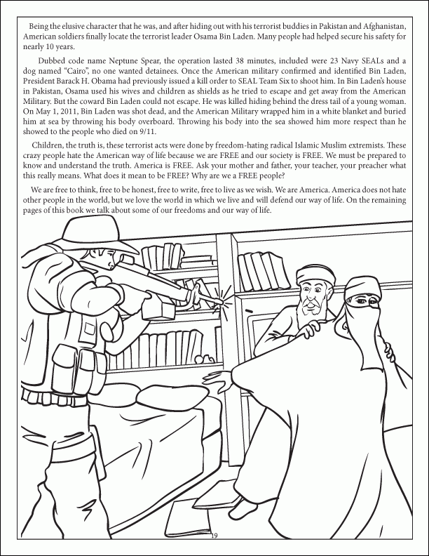 9/11 Coloring Book Tells Kids 'Truth' About Terrorism | IVAW Oregon