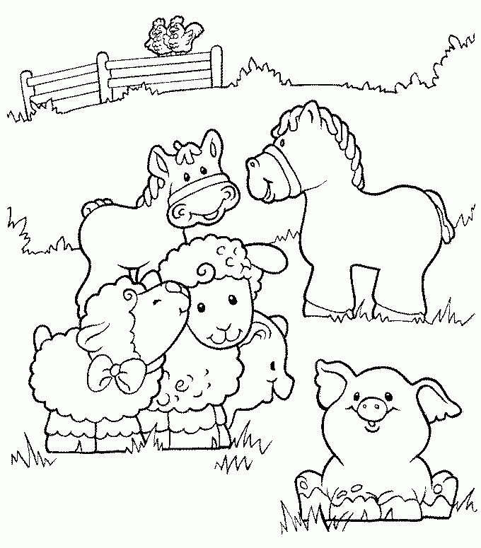 Farm Coloring Pages 2