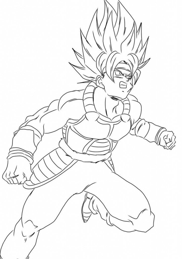 Dragon Ball Z Christmas Coloring Pages
