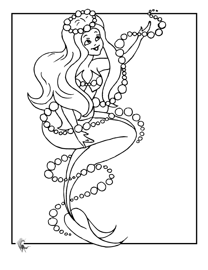 Barbie And The Mermaid Tale Coloring Pages : Barbie And The 