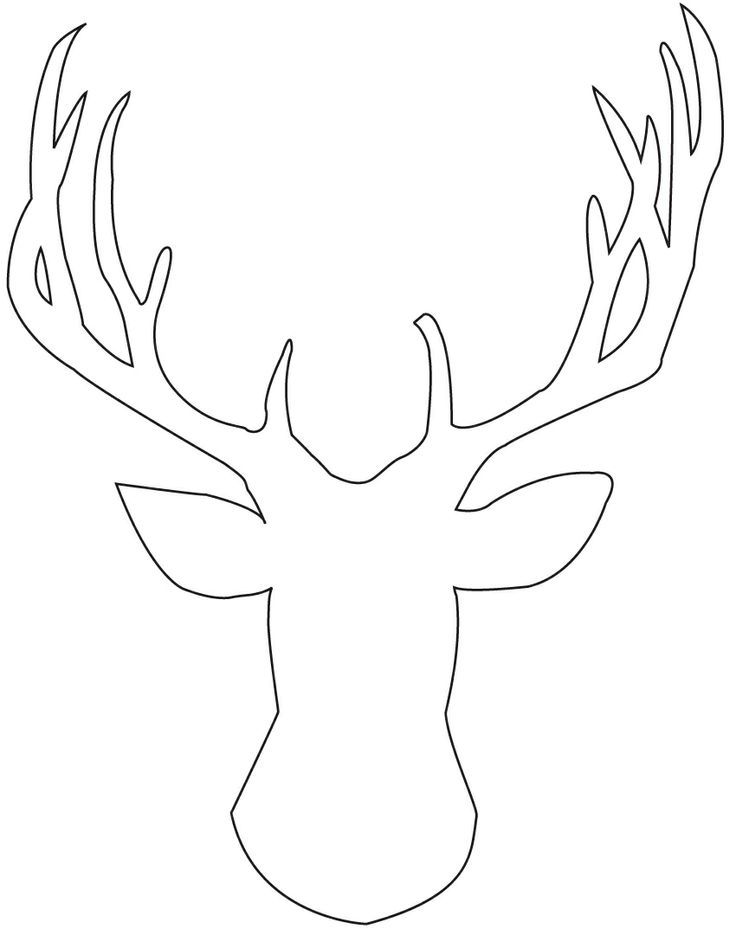 Stag outline. | Silhouette