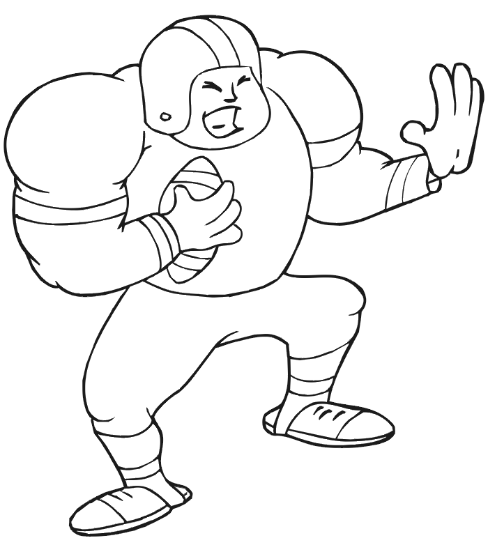 American Football Coloring Pages - Sports Coloring Pages on 