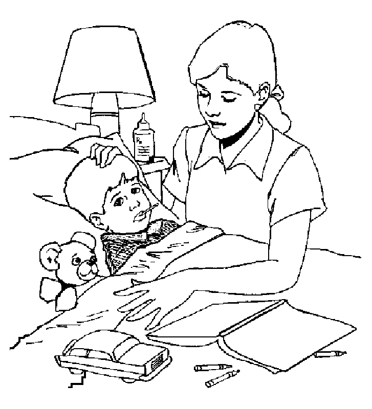 Hospital | Free Printable Coloring Pages