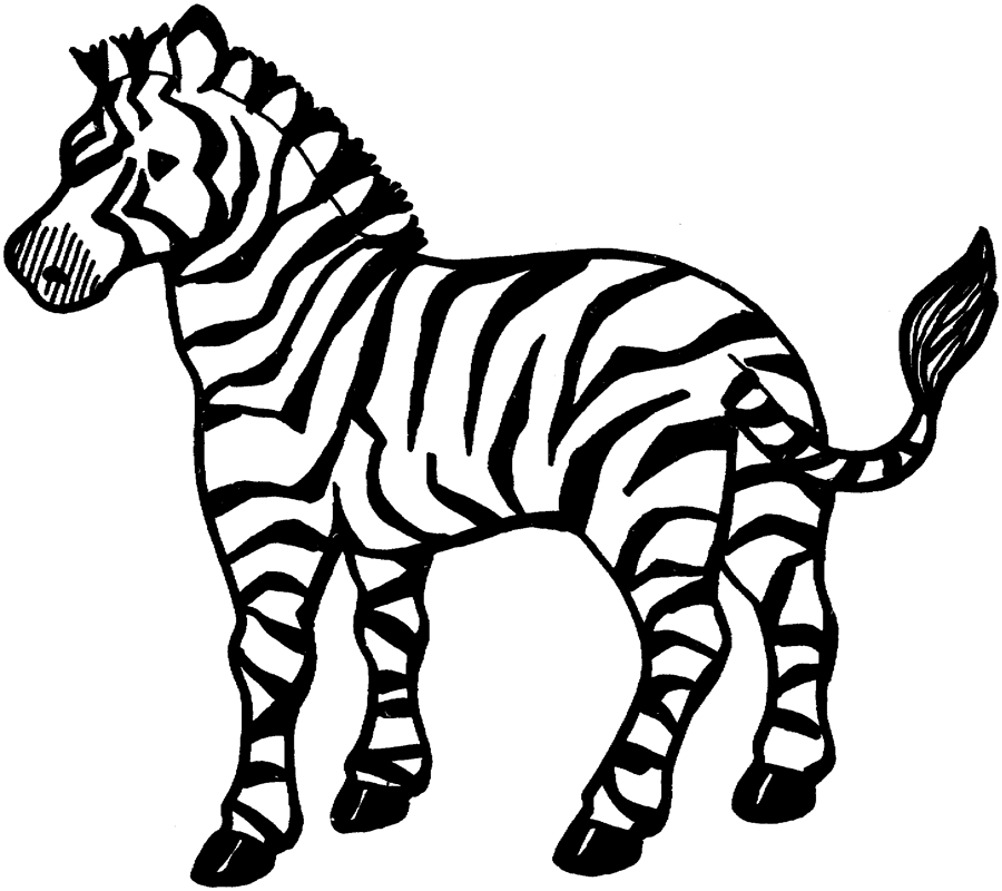 Free Zebra Coloring Pages For Kids | Printable Coloring Pages