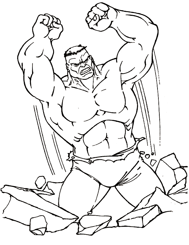 14 Best Hulk Coloring Pages - Superhero Coloring Pages