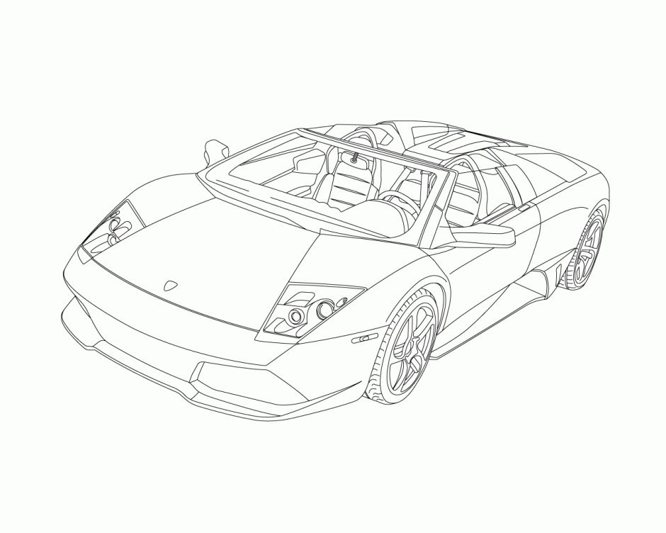 Download Lamborghini Coloring Pages To Print - Coloring Home