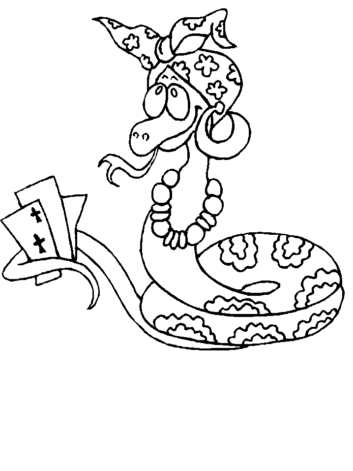 Snakes Coloring Pages - Coloringpages1001.