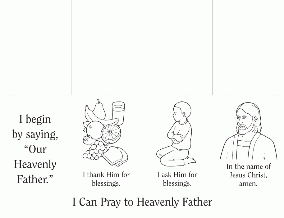 Primary Lesson for Nursery: Primary Lesson 3, "I Can Pray to 