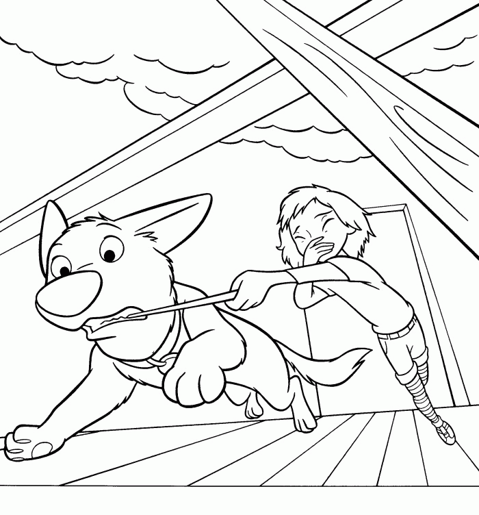 Bolt Coloring Page - Coloring Home