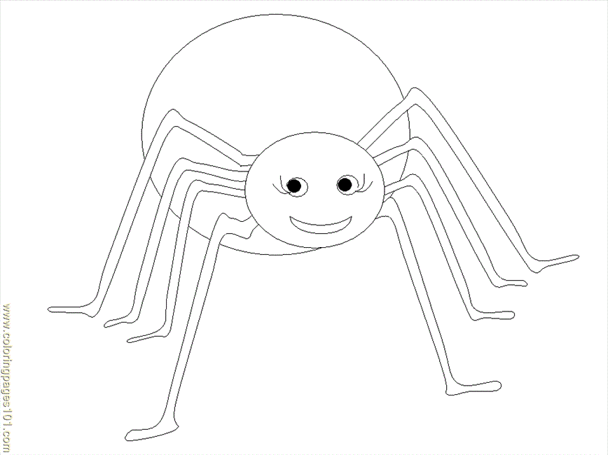 Spider Printable - Coloring Home