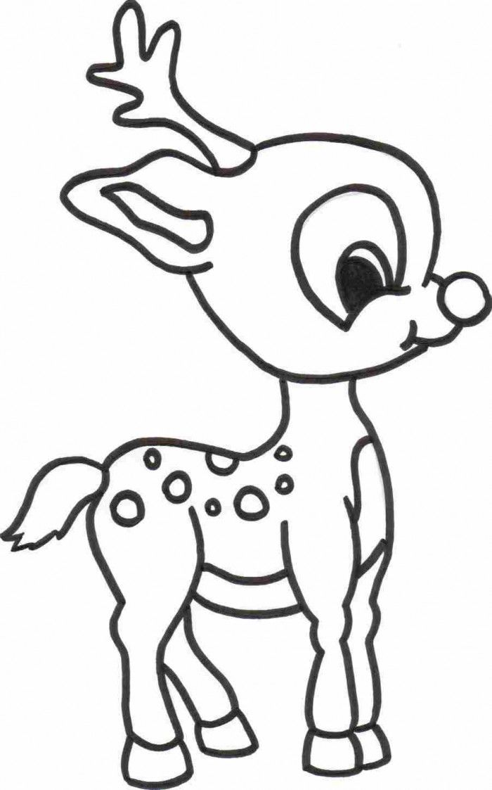 Raindeer Coloring Pages | 99coloring.com