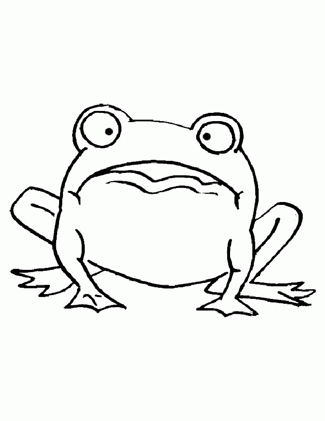Frog Animals Free Coloring Pages | Child Coloring Page - Coloring 