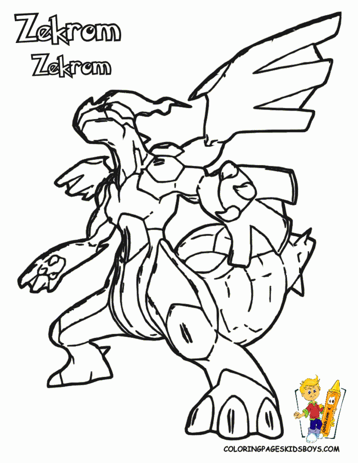 Pokemon Black And White Coloring Pages