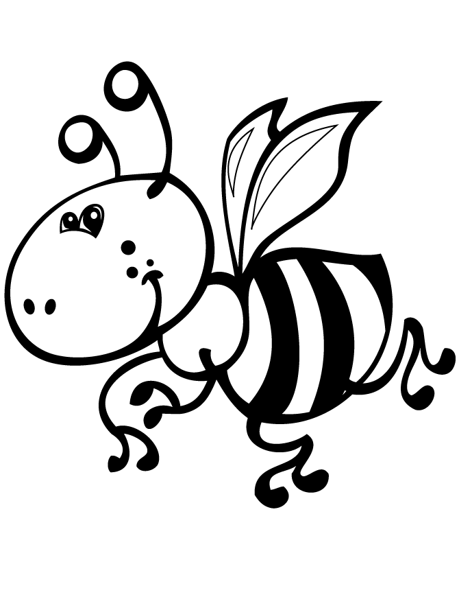 Search Results » Bumble Bee Coloring Page
