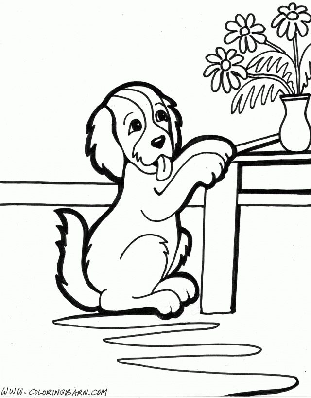 Puppie Coloring Pages Coloring Book Area Best Source For 208723 