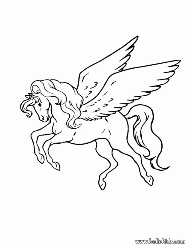 Download Pegasus Coloring Page Source | Laptopezine.