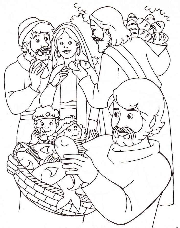Jesus Miracles Coloring Pages Coloring Home