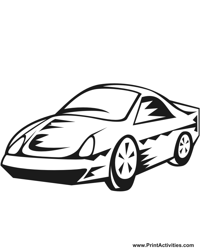 Coloring Pages Sports Cars 240 | Free Printable Coloring Pages