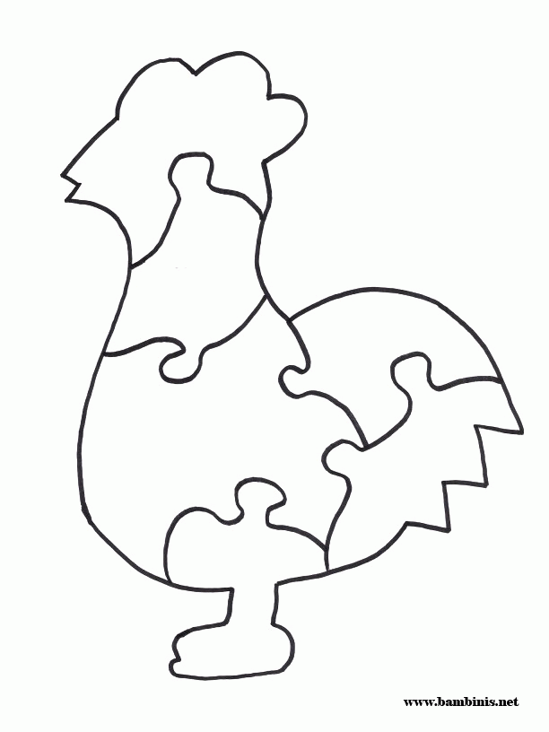printable jigsaw animal puzzles coloring home