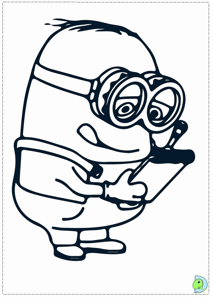 minion Coloring Page | HelloColoring.com | Coloring Pages