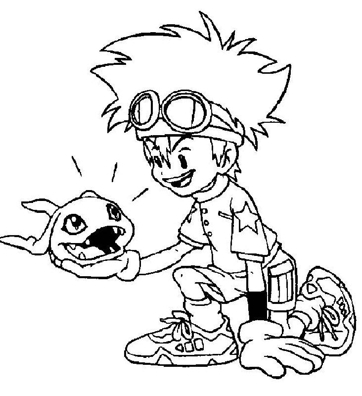 Digimon | Free Printable Coloring Pages