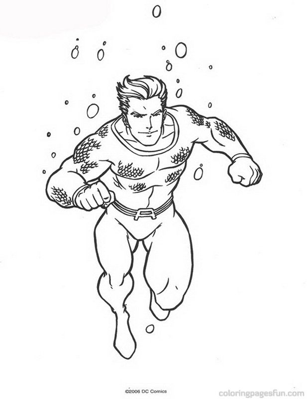 Aquaman | Free Printable Coloring Pages 