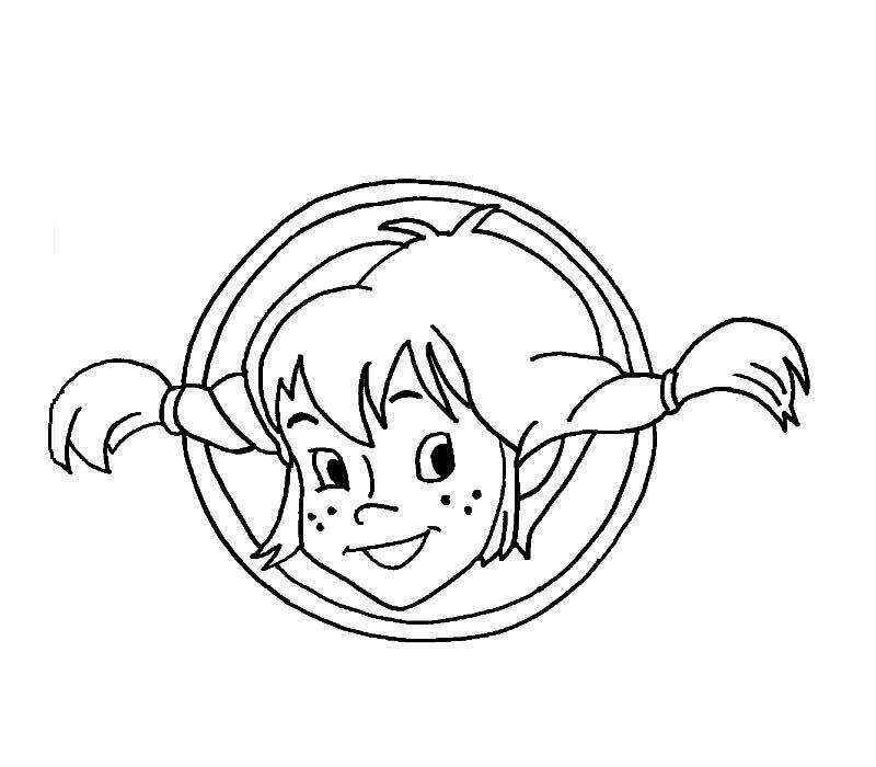 Disney Cartoon Girl Smiling Face Coloring Pages For Kids | Disney 