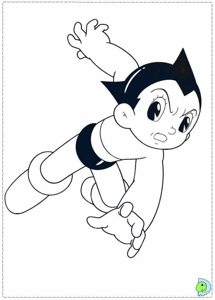 Cool Astro Boy Coloring Pages | HelloColoring.com | Coloring Pages