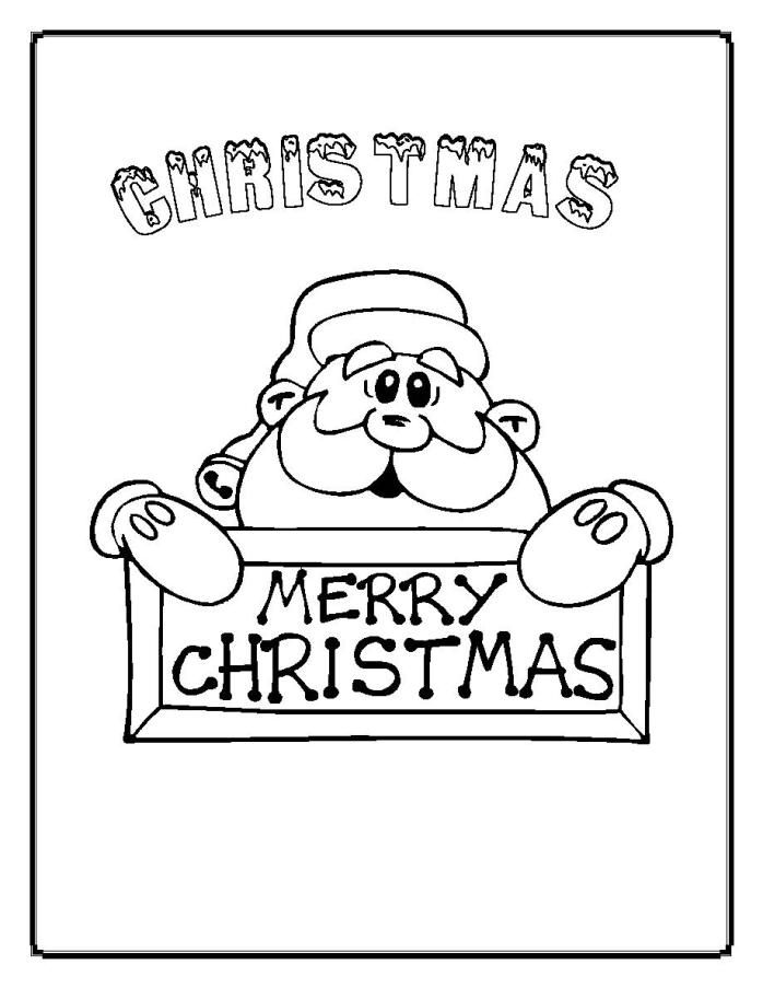 Merry Christmas Coloring Pageschristmas Coloring Pages Pttsyte 