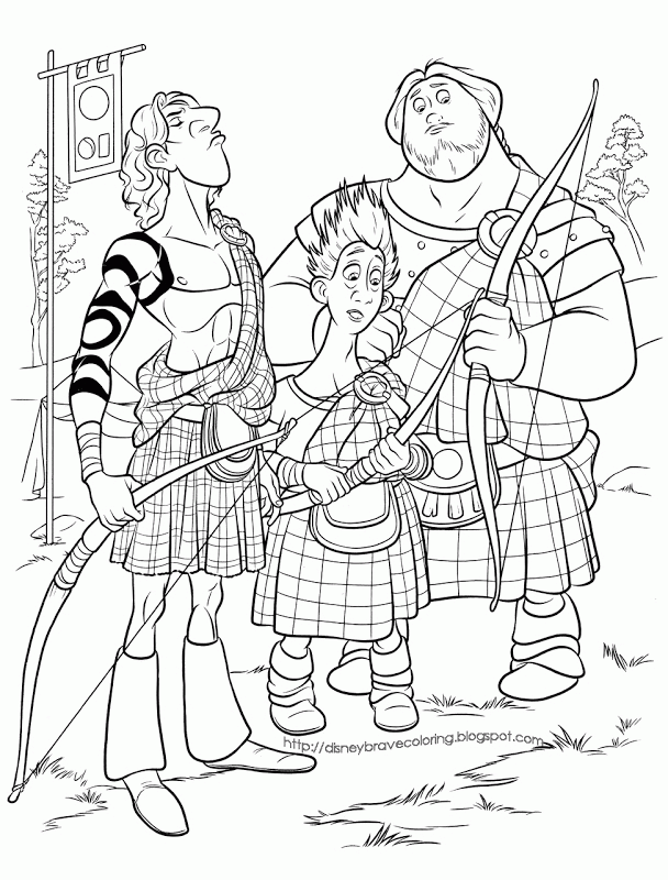 Brave Disney Coloring Pages | Top Coloring Pages