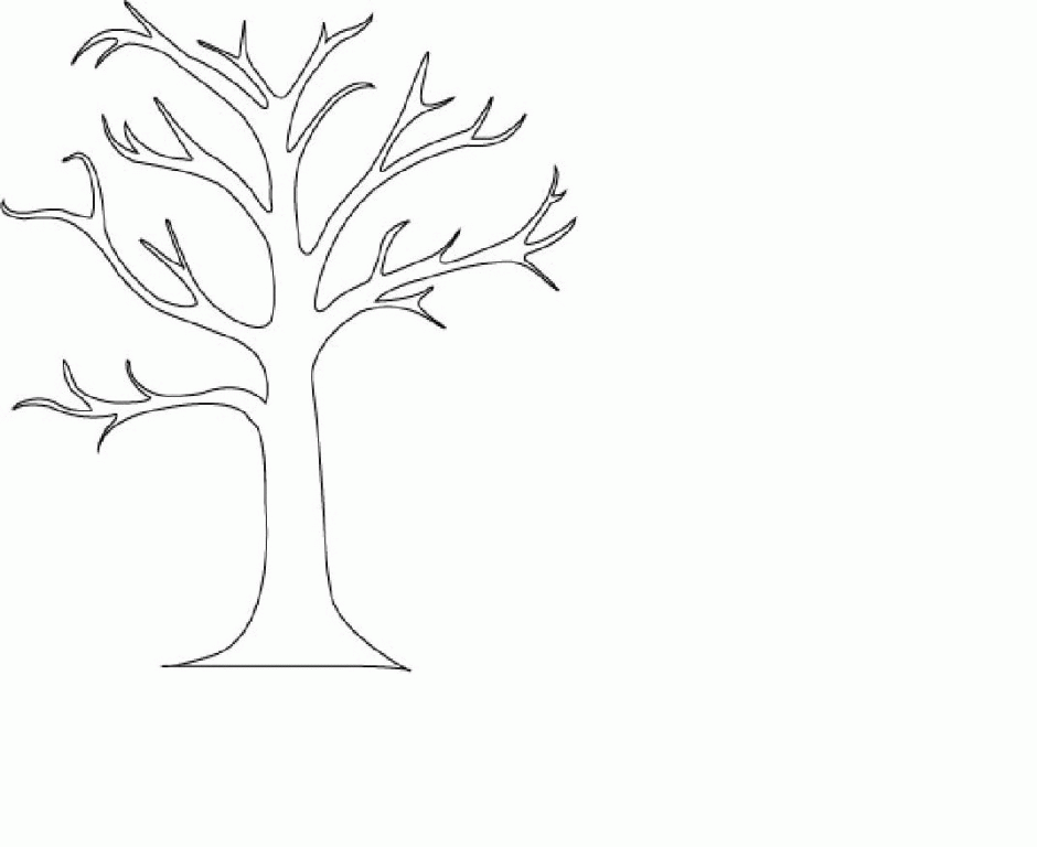 Autumn Leaves Coloring Pages Viewing Gallery For Autumn Tree 92042 