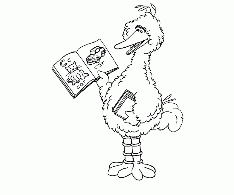 4 Sesame Street Coloring Page Sesame Street Characters Coloring 