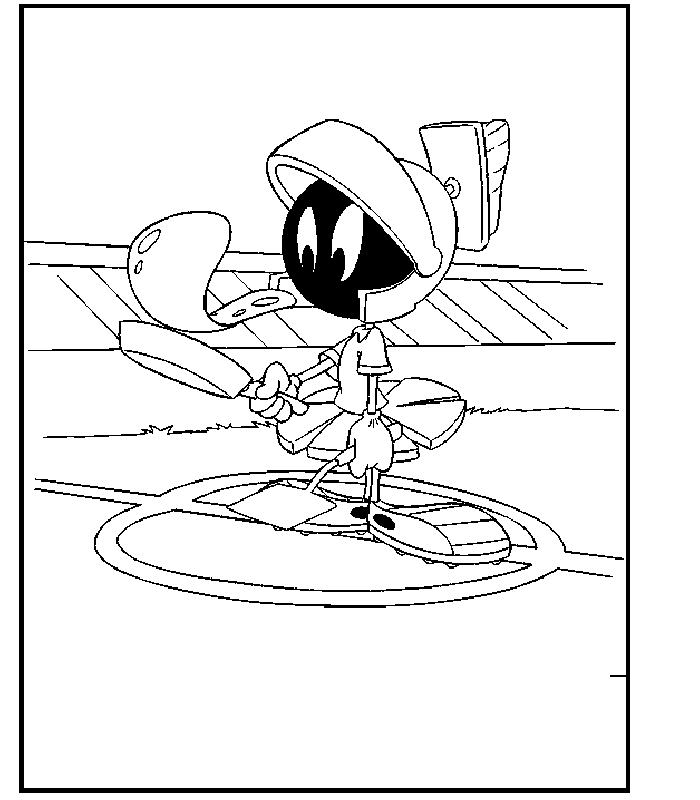 Marvin and Friends | Disney Coloring Pages