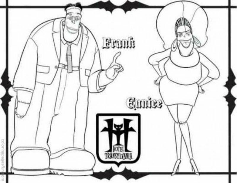Hotel Transylvania | Free Printable Coloring Pages 