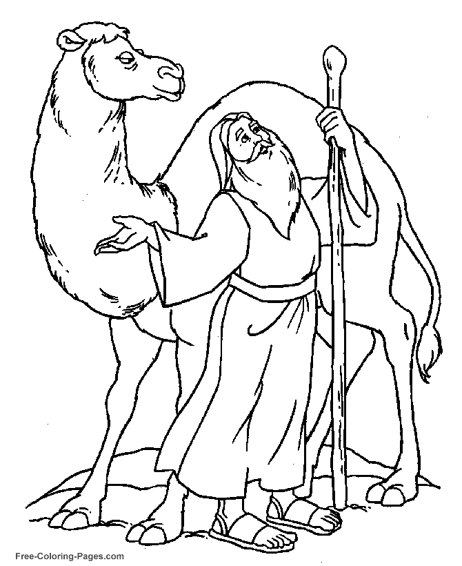 Online Bible coloring book pictures - 30