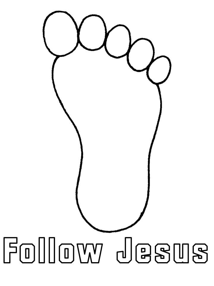 coloring pages of foot and hands
