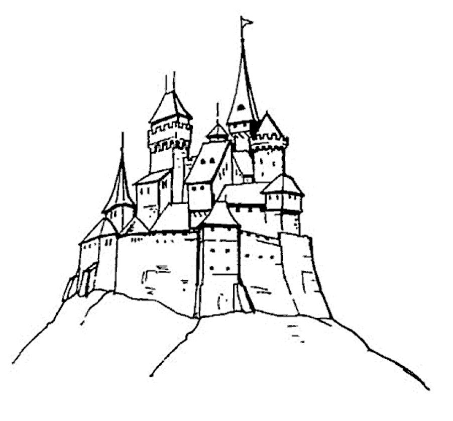 castle in the sky coloring pages | Coloring Pages For Kids
