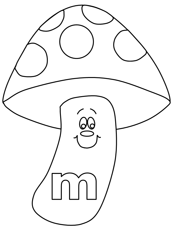 Printable Alphabet M Coloring Page | Coloring Pages 4 Free