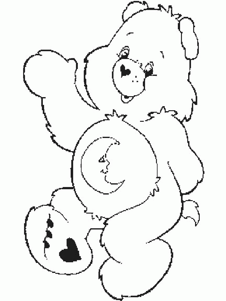 Bedtime Bear Coloring Pages 114 | Free Printable Coloring Pages