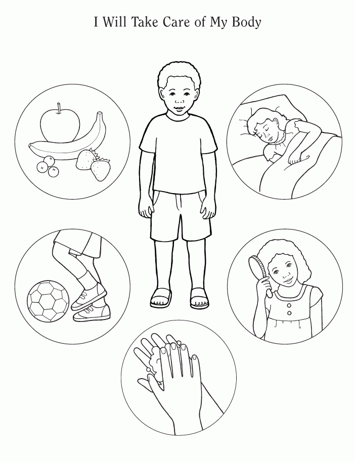 Coloring Pages Of Body Parts 364 | Free Printable Coloring Pages