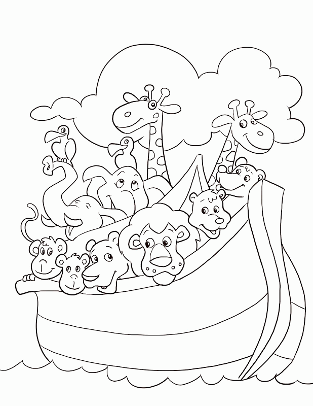 Noah S Ark Coloring Pages 234723 Noah And The Ark Coloring Pages