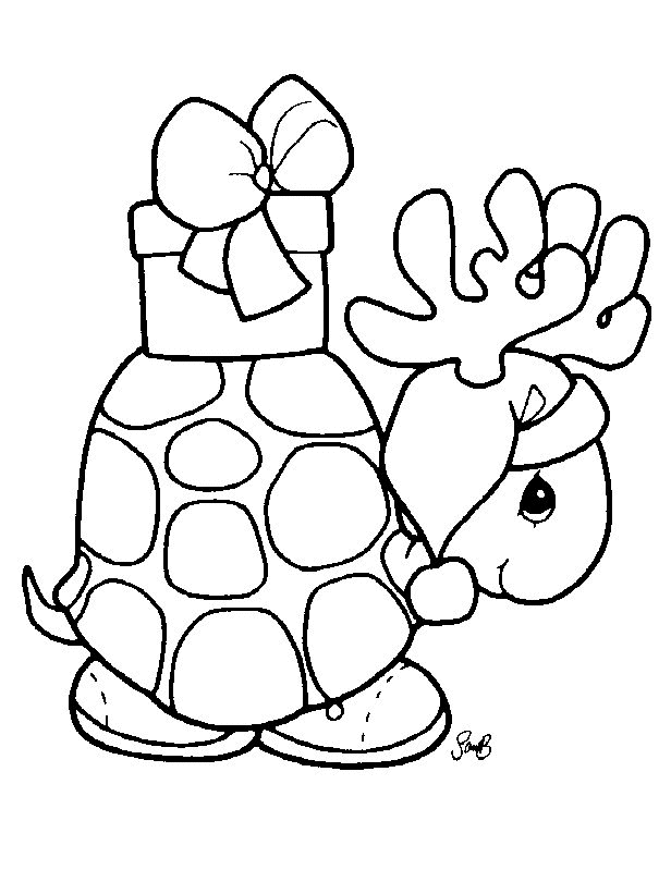 Animal Christmas Colouring Pages - Coloring Home