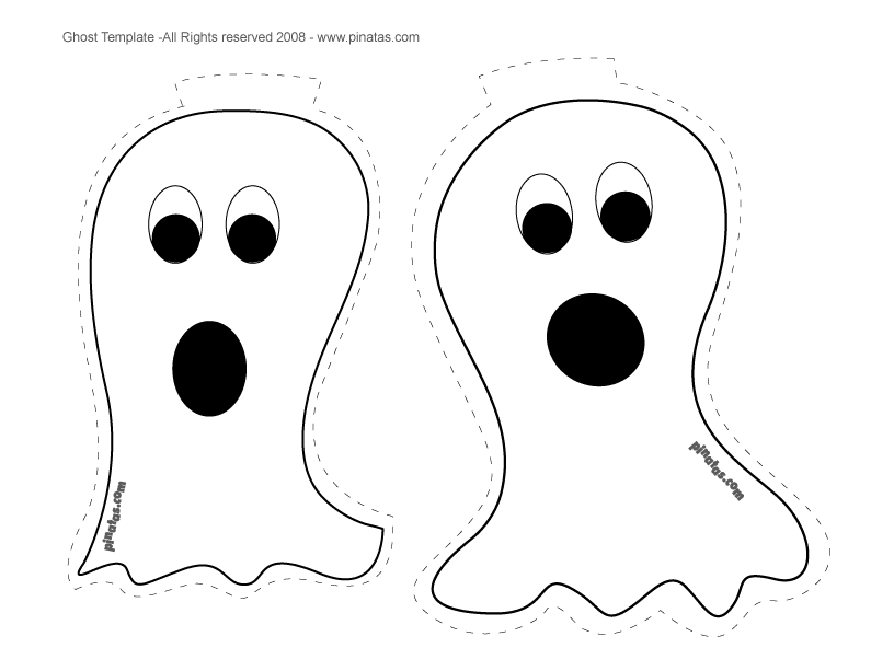 Printable Ghost Pictures Coloring Home