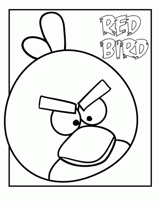 Printable Angry Birds Coloring Pages | Best Coloring Pages