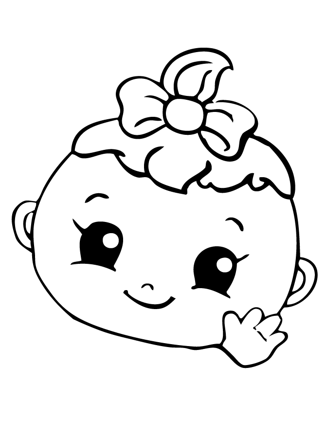 Coloring Page Baby Coloring Home